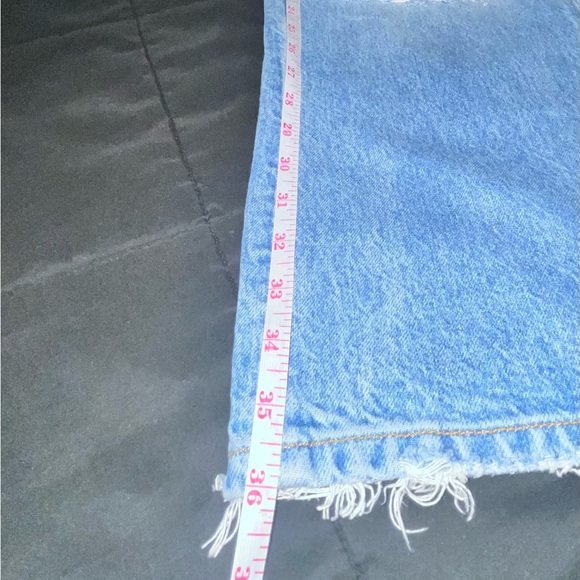 We The Free Blue Distressed Flare Jeans - Picture 9 of 9